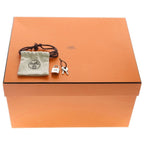 Hermes Picotin Lock MM Taurillon Clemence Silver Handbag Etoupe — view 8