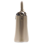 Louis Vuitton Capucines MM Galle Taurillon Leather Gold 2-Way Shoulder Bag Beige