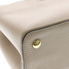 Louis Vuitton Capucines MM Galle Taurillon Leather Gold 2-Way Shoulder Bag Beige