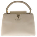 Louis Vuitton Capucines MM Galle Taurillon Leather Gold 2-Way Shoulder Bag Beige