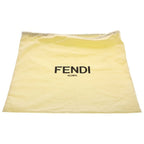 Fendi Zucca Pattern Nylon Leather Backpack Black — view 8