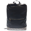 Fendi Zucca Pattern Nylon Leather Backpack Black