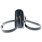 Celine Teen Triomphe Shoulder Bag Black Shiny Calfskin Gold — view 3