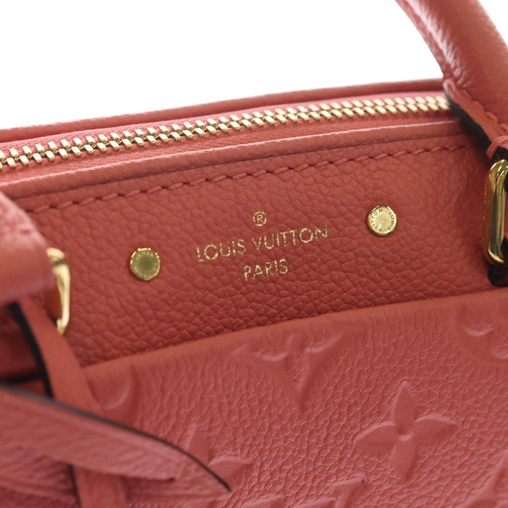 Louis Vuitton Speedy Bandouliere 20 Empreinte Leather 2-Way Bag Gold Pink — view 6