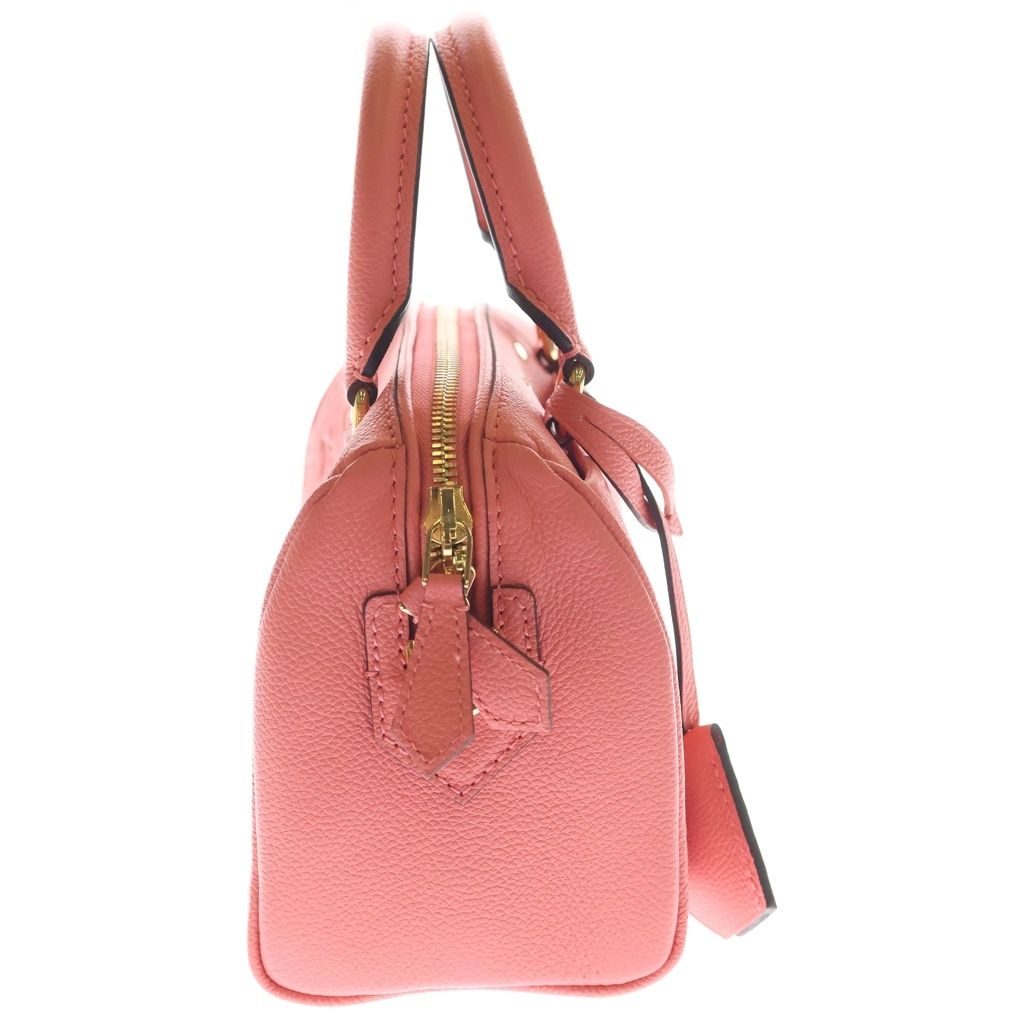 Louis Vuitton Speedy Bandouliere 20 Empreinte Leather 2-Way Bag Gold Pink — view 3