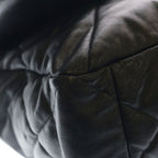 Chanel 19 Maxi Shiny Lambskin Shoulder Bag Black — view 5