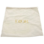 Dior Cannage Caro Denim Chain Shoulder Bag Gold Indigo — view 8