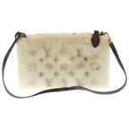 Louis Vuitton Neo Pochette Mila Monogram Shoulder Back Mink White Gold — view 2