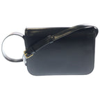 Celine Teen Cuir Triomphe Shoulder Bag Black Leather Gold — view 2