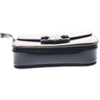 Celine Teen Cuir Triomphe Shoulder Bag Black Leather Gold — view 4