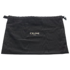 Celine Teen Cuir Triomphe Shoulder Bag Black Leather Gold — view 8