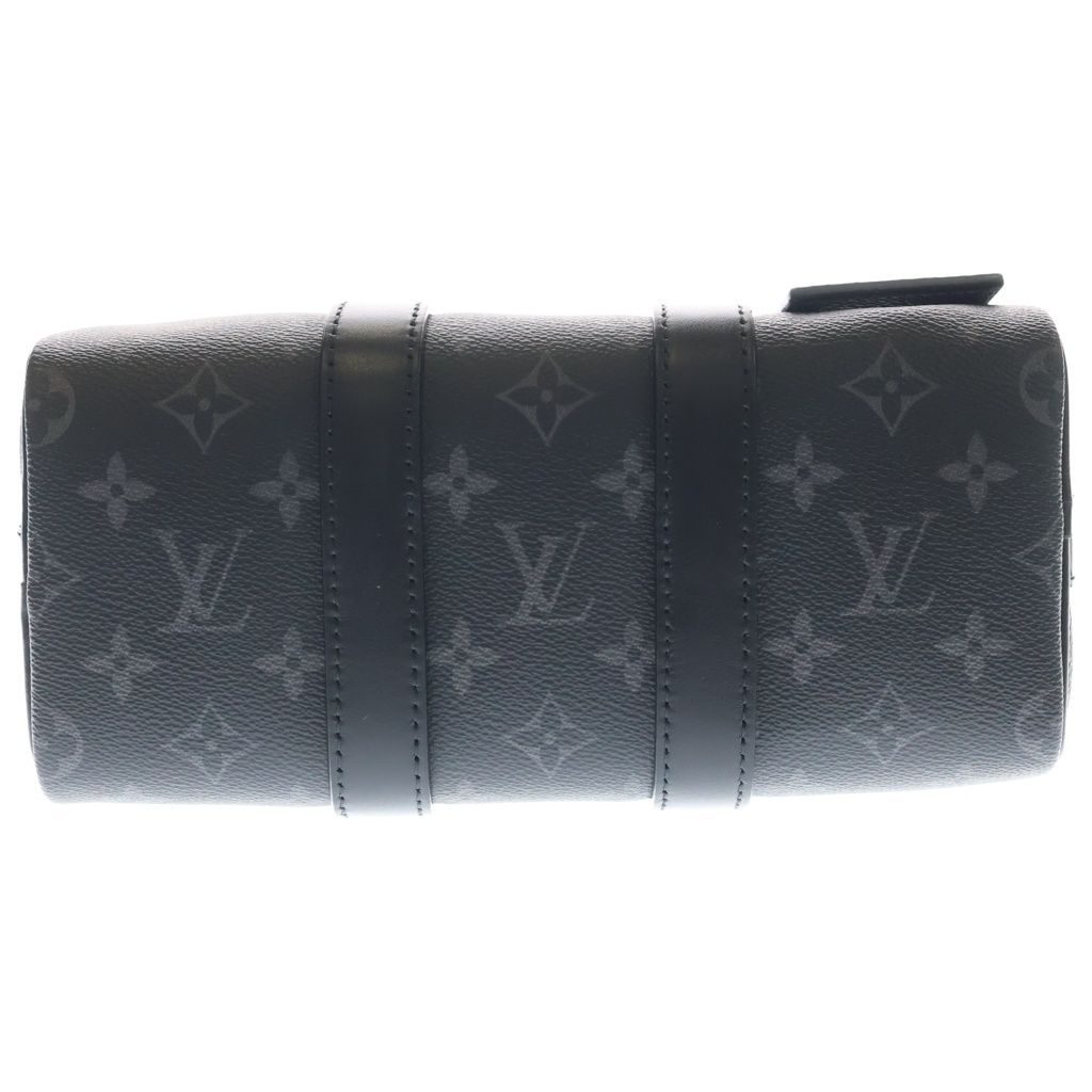 Louis Vuitton Monogram Eclipse Keepall Bandouliere 25 2-Way Shoulder Bag Black — view 4