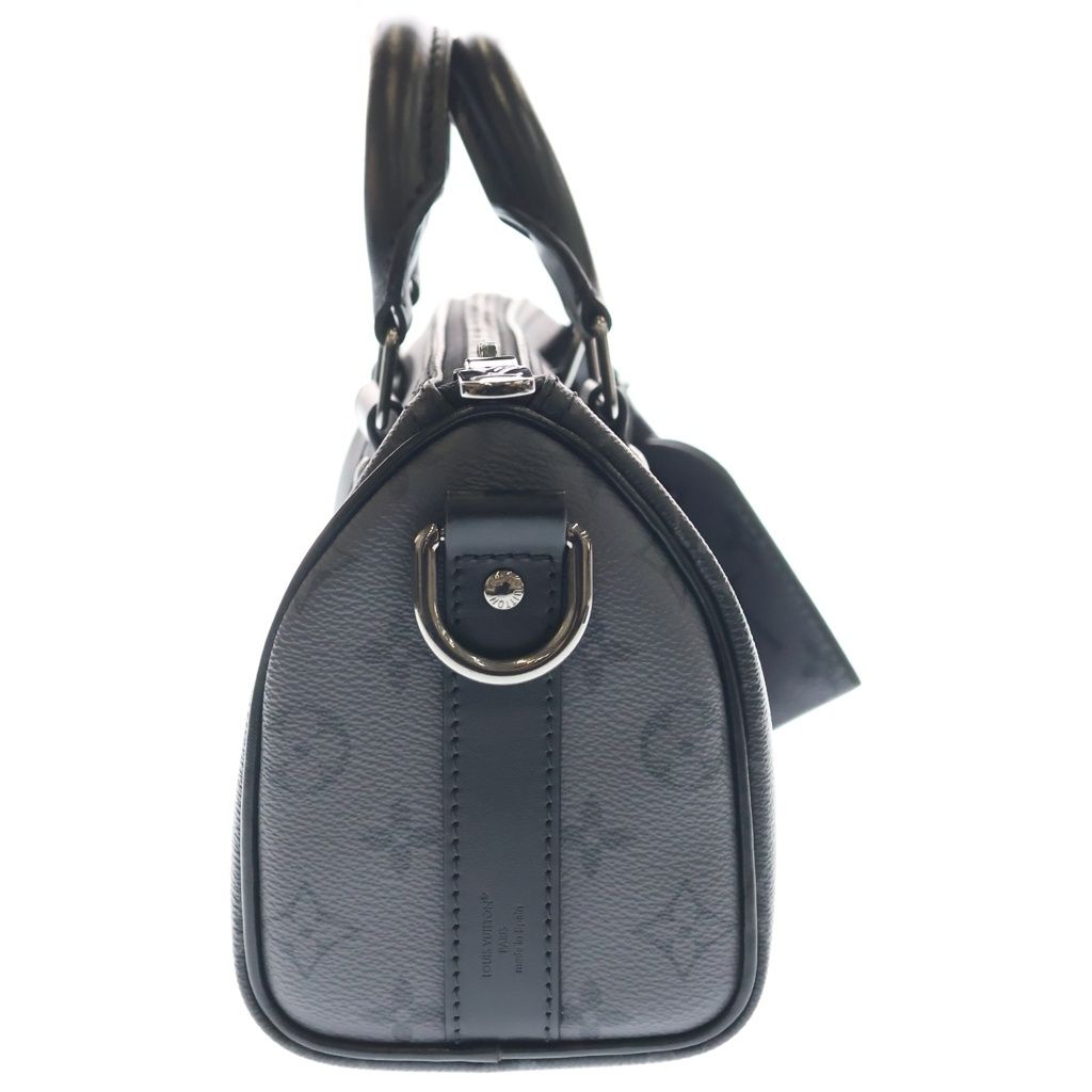 Louis Vuitton Monogram Eclipse Keepall Bandouliere 25 2-Way Shoulder Bag Black — view 3
