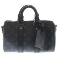 Louis Vuitton Monogram Eclipse Keepall Bandouliere 25 2-Way Shoulder Bag Black