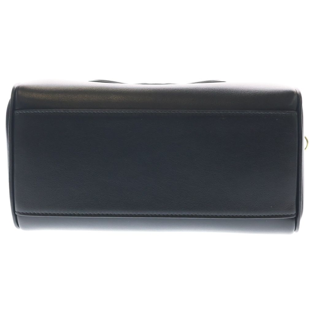 Celine Cuir Triomphe 2-Way Shoulder Bag Black Leather Gold — view 4