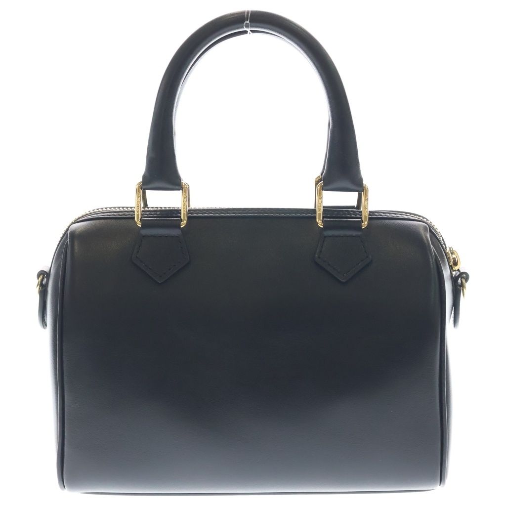 Celine Cuir Triomphe 2-Way Shoulder Bag Black Leather Gold — view 2