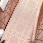 Dior My Lady Dio le Smo le Cannage Leather Gold 2-Way Shoulder Bag White Ivory — view 8