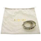 Dior My Lady Dio le Smo le Cannage Leather Gold 2-Way Shoulder Bag White Ivory — view 9