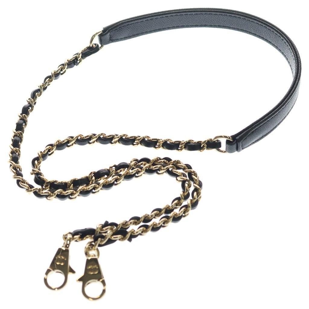 Chanel Coco Handle XS Quilted Caviar Leather 2-Way Hand Chain Shoulder Bag Gold — view 8
