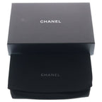 Chanel Quilted Caviar Leather Gold Chain Wallet Shoulder Bag Plate Black — view 8