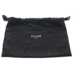 Celine Triomphe Frame 2-Way Shoulder Bag Beige Leather Gold — view 8