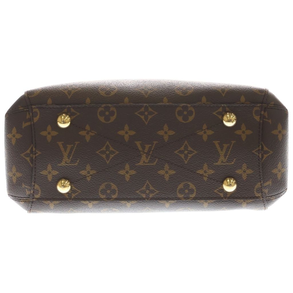 Louis Vuitton Monogram Mont Gne BB Leather 2-Way Bag Brown — view 4