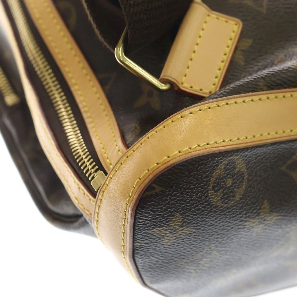 Louis Vuitton Monogram Sac de Bosford Leather Backpack Brown — view 5