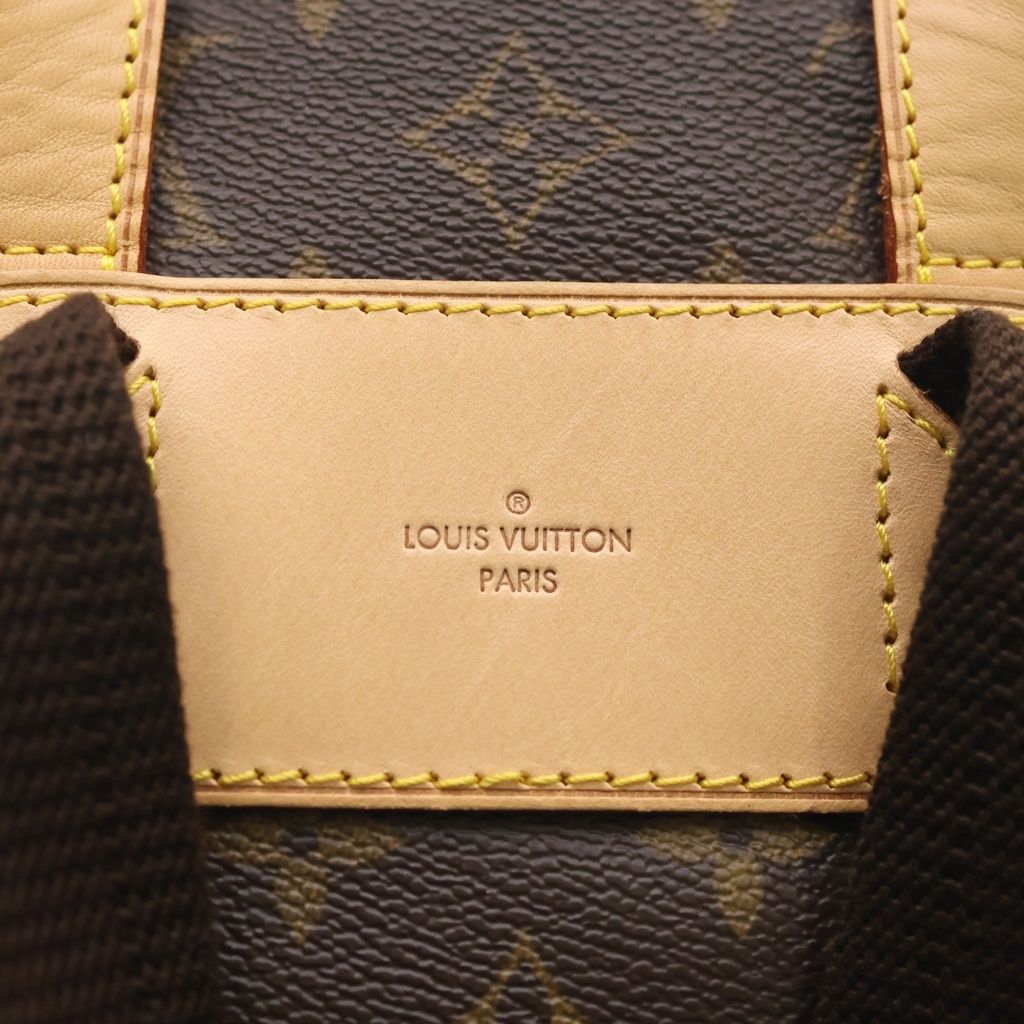 Louis Vuitton Monogram Sac de Bosford Leather Backpack Brown — view 6