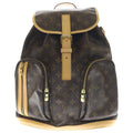 Louis Vuitton Monogram Sac de Bosford Leather Backpack Brown
