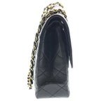 Chanel Quilted Limited Edition Lambskin Leather Double Flap Chain Shoulder — view 3