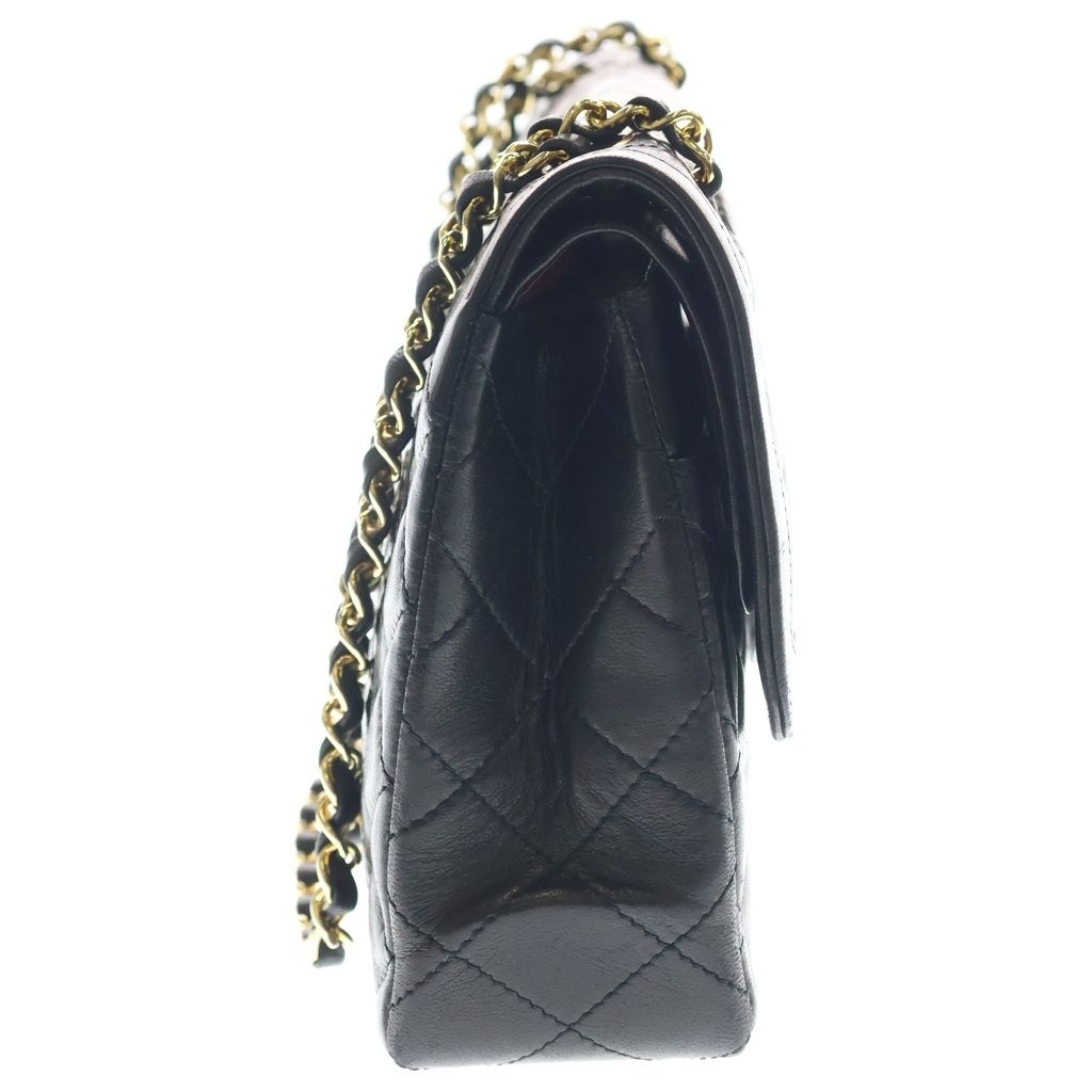 Chanel Quilted Limited Edition Lambskin Leather Double Flap Chain Shoulder — view 3