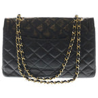 Chanel Quilted Limited Edition Lambskin Leather Double Flap Chain Shoulder — view 2