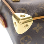 Louis Vuitton Monogram Mini Soft Trunk Leather Shoulder Bag Brown — view 5
