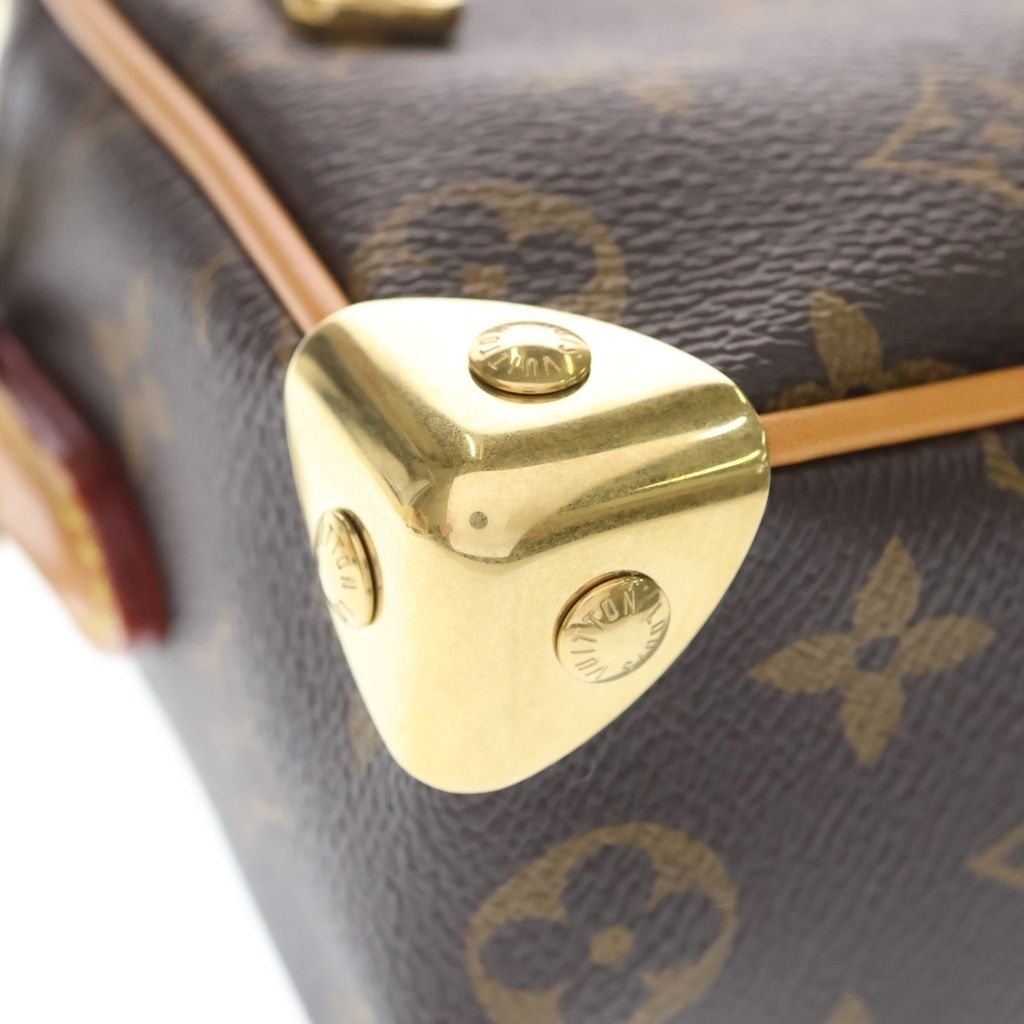 Louis Vuitton Monogram Mini Soft Trunk Leather Shoulder Bag Brown — view 5