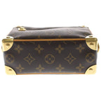 Louis Vuitton Monogram Mini Soft Trunk Leather Shoulder Bag Brown — view 4