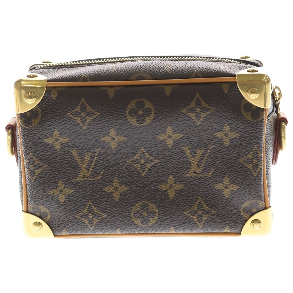 Louis Vuitton Monogram Mini Soft Trunk Leather Shoulder Bag Brown — view 2