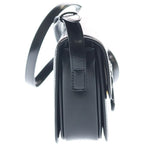 Celine Tee Ncueil Triomphe Smo le Shoulder Bag Black Leather — view 3
