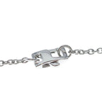 Louis Vuitton Pendentif Monogram Diamond Necklace 18k White Gold — view 4