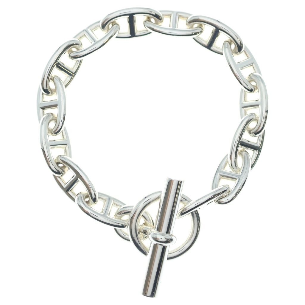Hermes Chaine D'ancre GM Bracelet Chain Silver