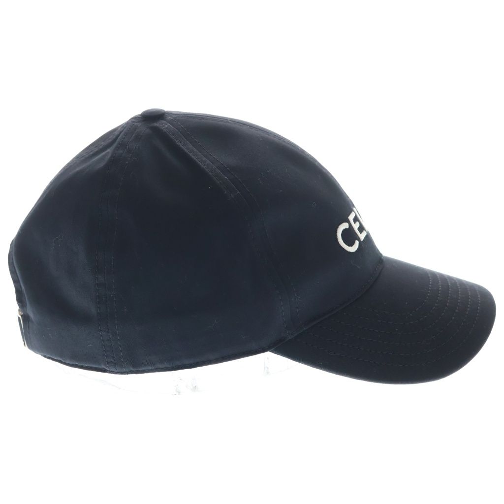 Celine Embroidered Logo Baseball Cap Embroidery Hat Black — view 3