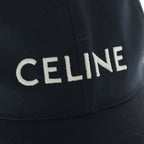 Celine Embroidered Logo Baseball Cap Embroidery Hat Black — view 5