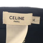 Celine Embroidered Logo Baseball Cap Embroidery Hat Black — view 7