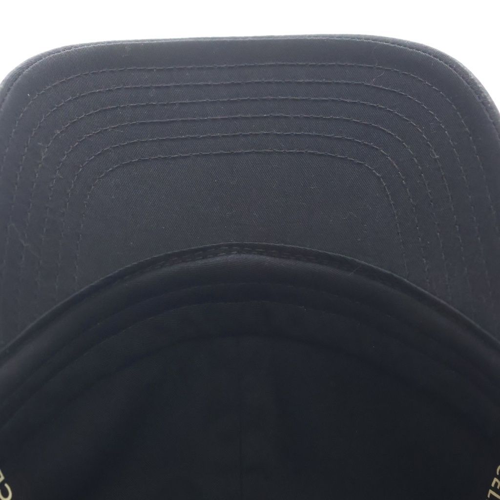 Celine Embroidered Logo Baseball Cap Embroidery Hat Black — view 6