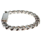 Gucci Chain Logo Plate Bracelet Silver — view 4