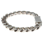 Gucci Chain Logo Plate Bracelet Silver — view 3