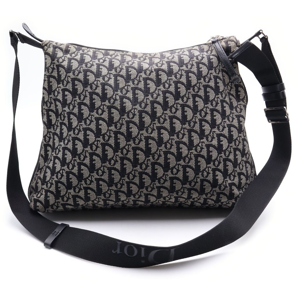 Dior Trotter Canvas Shoulder Bag Beige — view 2