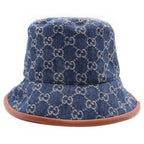 Gucci GG Canvas Bucket Hat Indigo Cotton — view 4