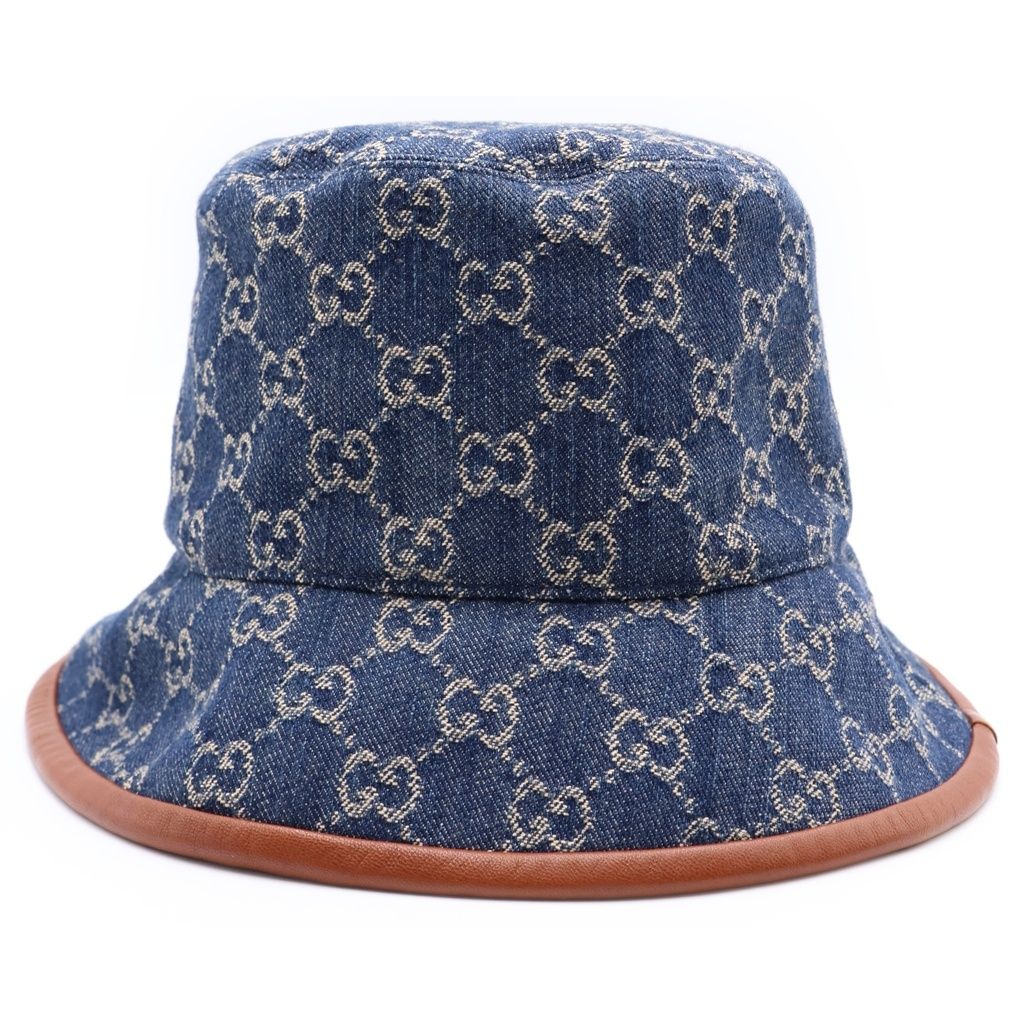 Gucci GG Canvas Bucket Hat Indigo Cotton — view 4