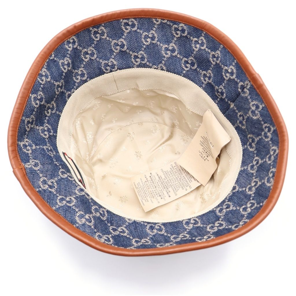 Gucci GG Canvas Bucket Hat Indigo Cotton — view 5