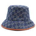 Gucci GG Canvas Bucket Hat Indigo Cotton